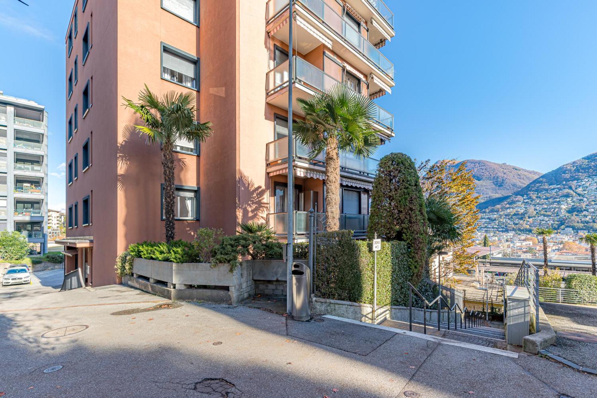 Ferienwohnung Imperial Of Lugano 4 With A Lake View Behind The Station And 10 Min From The Lake Exterior foto