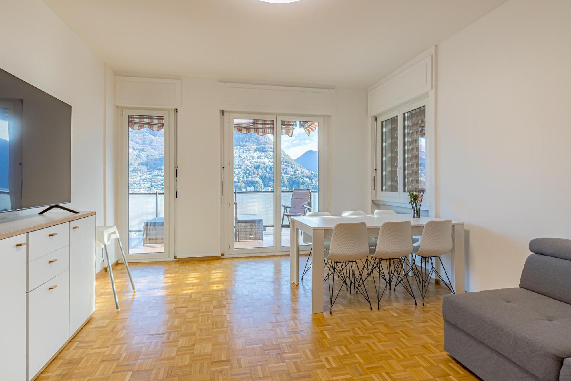 Ferienwohnung Imperial Of Lugano 4 With A Lake View Behind The Station And 10 Min From The Lake Exterior foto